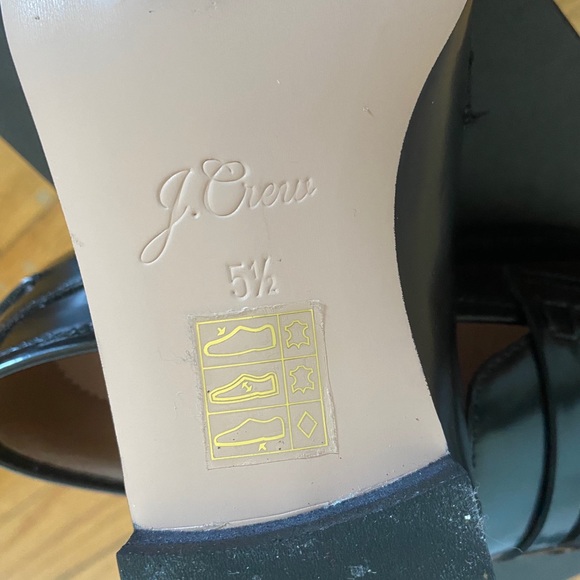 J.Crew Black Leather Academic Penny Loafer - Picture 6 of 7